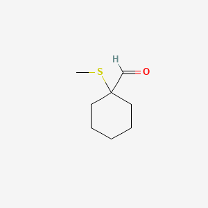 Cyclohexanecarboxaldehyde, 1-(methylthio)-