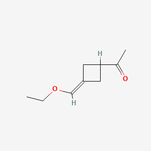 1-[3-(Ethoxymethylidene)cyclobutyl]ethanone