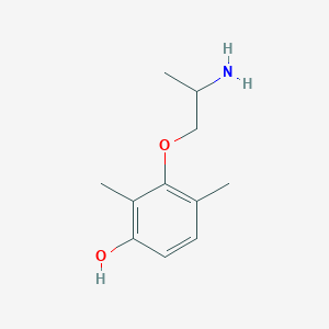 B138296 3-(2-Aminopropoxy)-2,4-dimethylphenol CAS No. 129417-37-4