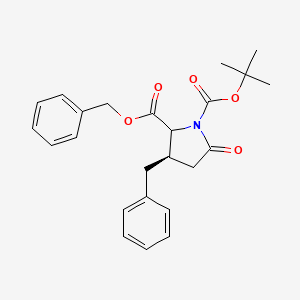 2-O-benzyl 1-O-tert-butyl (3R)-3-benzyl-5-oxopyrrolidine-1,2-dicarboxylate