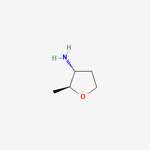 (2S,3R)-2-methyloxolan-3-amine