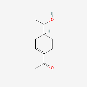 1-[4-(1-Hydroxyethyl)cyclohexa-1,5-dien-1-yl]ethanone