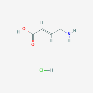 molecular formula C4H8ClNO2 B1382987 4-氨基巴豆酸盐酸盐 CAS No. 2126899-84-9