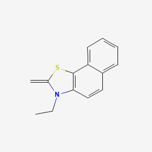 molecular formula C14H13NS B13829935 3-Ethyl-2-methylidenebenzo[g][1,3]benzothiazole 