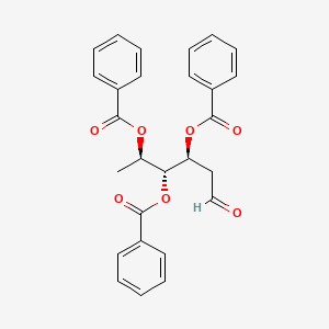 [(2R,3R,4S)-3,4-dibenzoyloxy-6-oxohexan-2-yl] benzoate