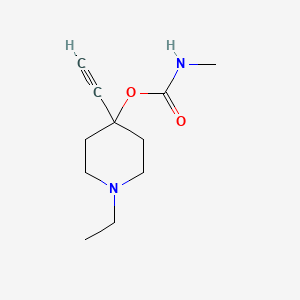 (1-ethyl-4-ethynylpiperidin-4-yl) N-methylcarbamate