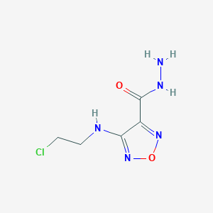 4-[(2-Chloroethyl)amino]-1,2,5-oxadiazole-3-carbohydrazide