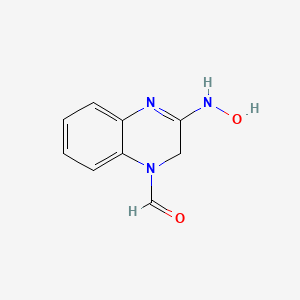 3-(Hydroxyamino)quinoxaline-1(2H)-carbaldehyde