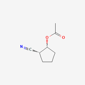 (1R,2R)-2-(acetyloxy)cyclopentane-carbonitrile