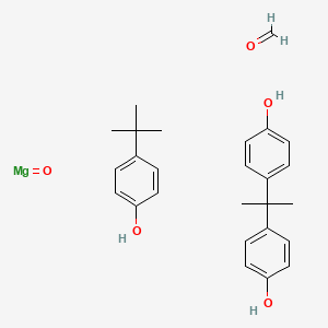 4-Tert-butylphenol;formaldehyde;4-[2-(4-hydroxyphenyl)propan-2-yl]phenol;oxomagnesium