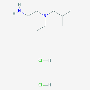 molecular formula C8H22Cl2N2 B1383030 (2-Aminoethyl)(ethyl)(2-methylpropyl)amine dihydrochloride CAS No. 1795276-06-0