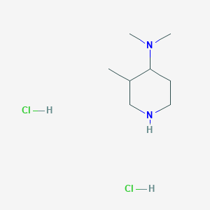 molecular formula C8H20Cl2N2 B1383032 N,N,3-trimethylpiperidin-4-amine dihydrochloride CAS No. 1803581-52-3