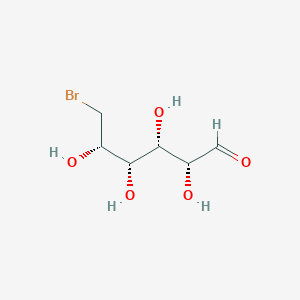 molecular formula C6H11BrO5 B1383041 (2R,3S,4S,5S)-6-bromo-2,3,4,5-tetrahydroxyhexanal CAS No. 40486-92-8