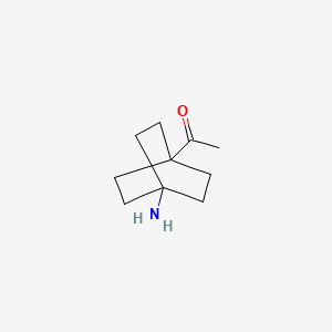 molecular formula C10H17NO B13830426 1-(4-Aminobicyclo[2.2.2]octan-1-YL)ethan-1-one 