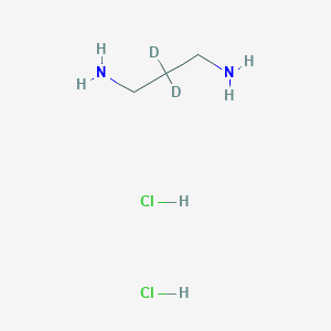 molecular formula C3H12Cl2N2 B13830461 1,3-Propanediamine-2,2-D2 2hcl 