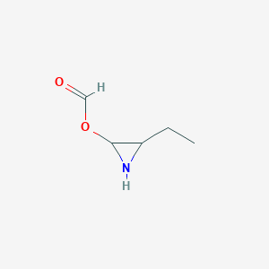 molecular formula C5H9NO2 B13830591 Ethyl aziridinyl formate 