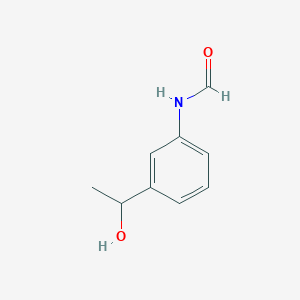 Formamide, N-[3-(1-hydroxyethyl)phenyl]-(9CI)