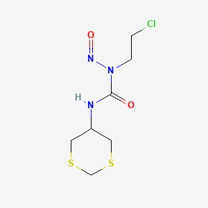 Urea, 1-(2-chloroethyl)-3-(m-dithian-5-yl)-1-nitroso-