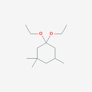 molecular formula C13H26O2 B13830637 1,1-Diethoxy-3,3,5-trimethylcyclohexane 