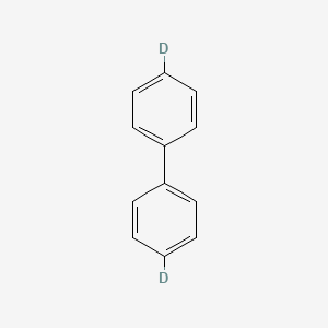 molecular formula C12H10 B13830661 Diphenyl-4,4'-D2 