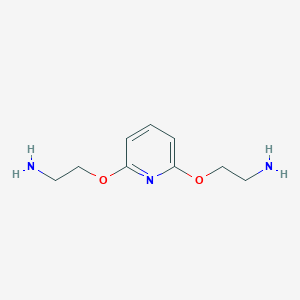 molecular formula C9H15N3O2 B13830669 2,2'-[2,6-Pyridinediylbis(oxy)]diethanamine 