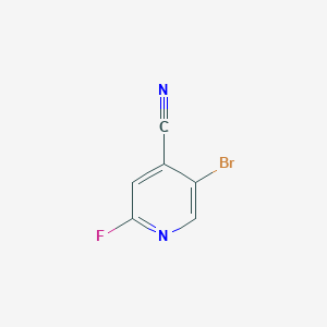 B1383075 5-Bromo-2-fluoroisonicotinonitrile CAS No. 1805584-19-3