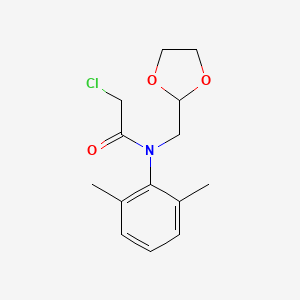 N-alpha-chloroacetyl-N-(1,3-dioxolan-2-ylmethyl)-2,6-dimethylaniline