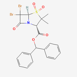 Benzhydryl 6,6-dibromopenicillinate sulfone