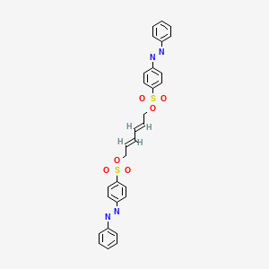 2,4-Hexadiynediyl-1,6-bis-(4-phenylazobenzenesulfonate)