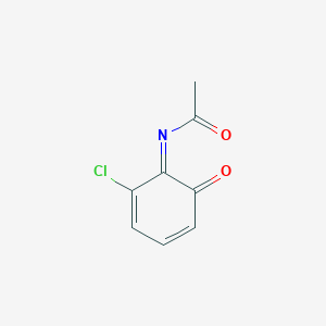 N-(2-chloro-6-oxocyclohexa-2,4-dien-1-ylidene)acetamide