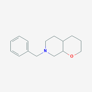 molecular formula C15H21NO B1383094 7-苄基八氢-2H-吡喃并[2,3-c]吡啶 CAS No. 1330764-71-0