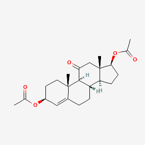 4-Androsten-3beta,17beta-diol-11-one diacetate