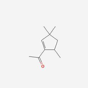 1-(3,3,5-Trimethylcyclopenten-1-yl)ethanone