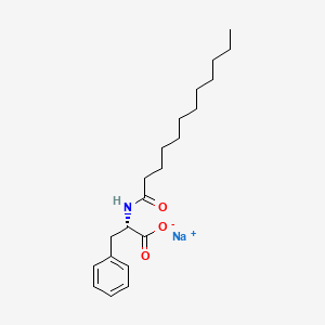 molecular formula C21H32NNaO3 B13831007 N-Dodecanoyl-phenylalaninemonosodiumsalt 