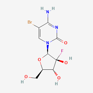 2(1H)-Pyrimidinone,4-amino-5-bromo-1-(2-deoxy-2-fluoro-b-D-arabinofuranosyl)-