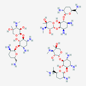 molecular formula C60H123N15O21 B13831060 Gentamicinsulfate salt 