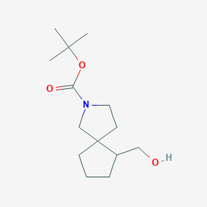 B1383107 tert-Butyl 6-(hydroxymethyl)-2-azaspiro[4.4]nonane-2-carboxylate CAS No. 1445950-94-6