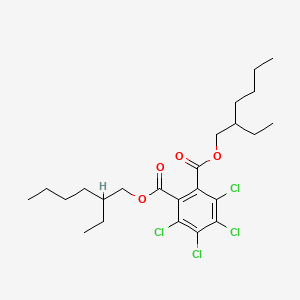 molecular formula C24H34Cl4O4 B13831074 1,2-Benzenedicarboxylic acid, 3,4,5,6-tetrachloro-, bis(2-ethylhexyl) ester CAS No. 34832-88-7