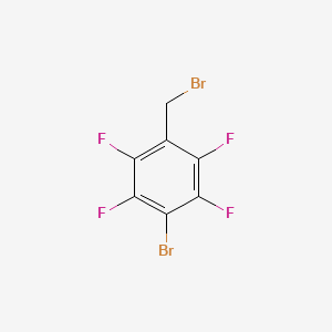 molecular formula C7H2Br2F4 B1383108 1-溴-4-(溴甲基)-2,3,5,6-四氟苯 CAS No. 1049037-64-0