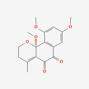 molecular formula C17H18O6 B13831124 Colelomycerone A 