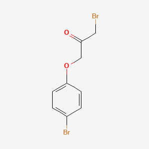 molecular formula C9H8Br2O2 B1383116 1-溴-3-(4-溴苯氧基)丙酮 CAS No. 1955540-07-4