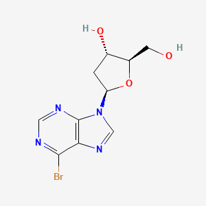 molecular formula C10H11BrN4O3 B13831196 6-Bromo-2'deoxynebularine 