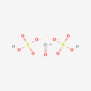 molecular formula H2O9S2Zr B13831267 Zirconium(IV)sulfateoxide hydrate 