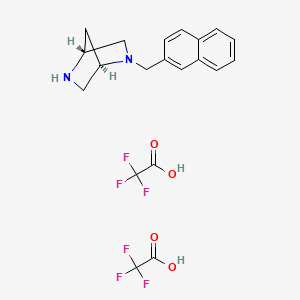 (1R,4R)-2-(naphthalen-2-ylmethyl)-2,5-diazabicyclo[2.2.1]heptane bis(2,2,2-trifluoroacetate)