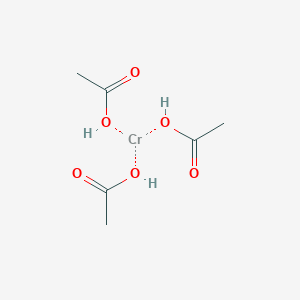 molecular formula C6H12CrO6 B13831294 acetic acid;chromium 