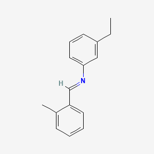 (Z)-N-(3-Ethylphenyl)-1-(2-methylphenyl)methanimine