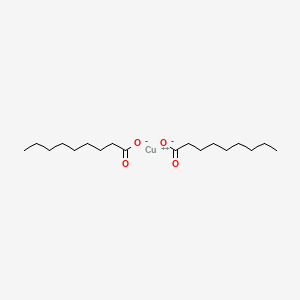 molecular formula C18H34CuO4 B13831399 Copper nonanoate CAS No. 83852-51-1