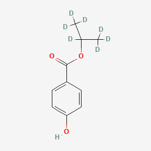 molecular formula C10H12O3 B13831424 Isopropyl-d7 Paraben 