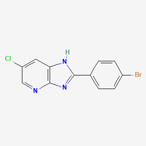 2-(4-bromophenyl)-6-chloro-1H-imidazo[4,5-b]pyridine