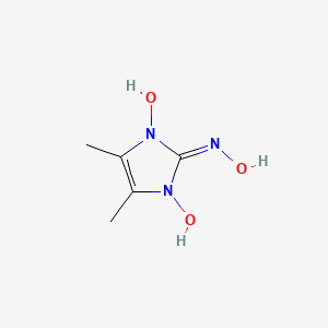 N-(1,3-dihydroxy-4,5-dimethylimidazol-2-ylidene)hydroxylamine